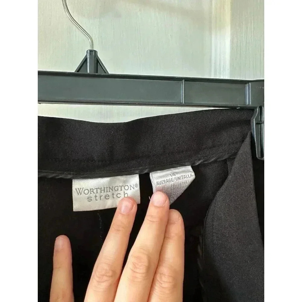 Worthington Stretch women’s size 14 black pants - Picture 5 of 7